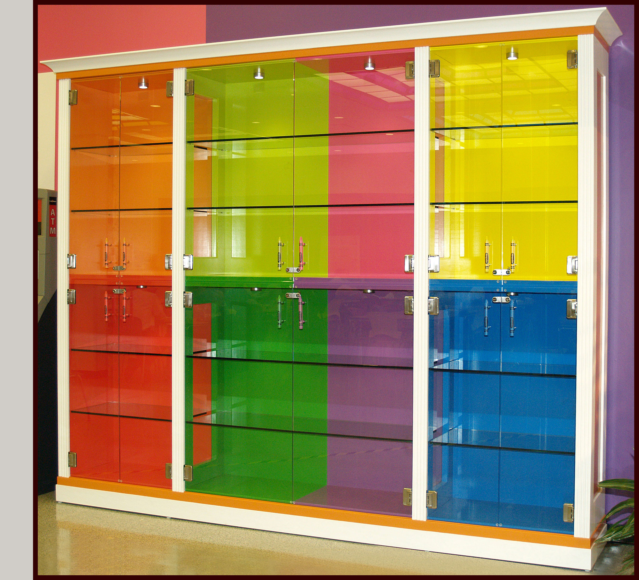 Crayola Custom Display Cabinet