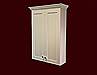 White Painted Bath Cabinet. Flat Panel Full Overlay door style. 8 inches deep with adjustable shelves.